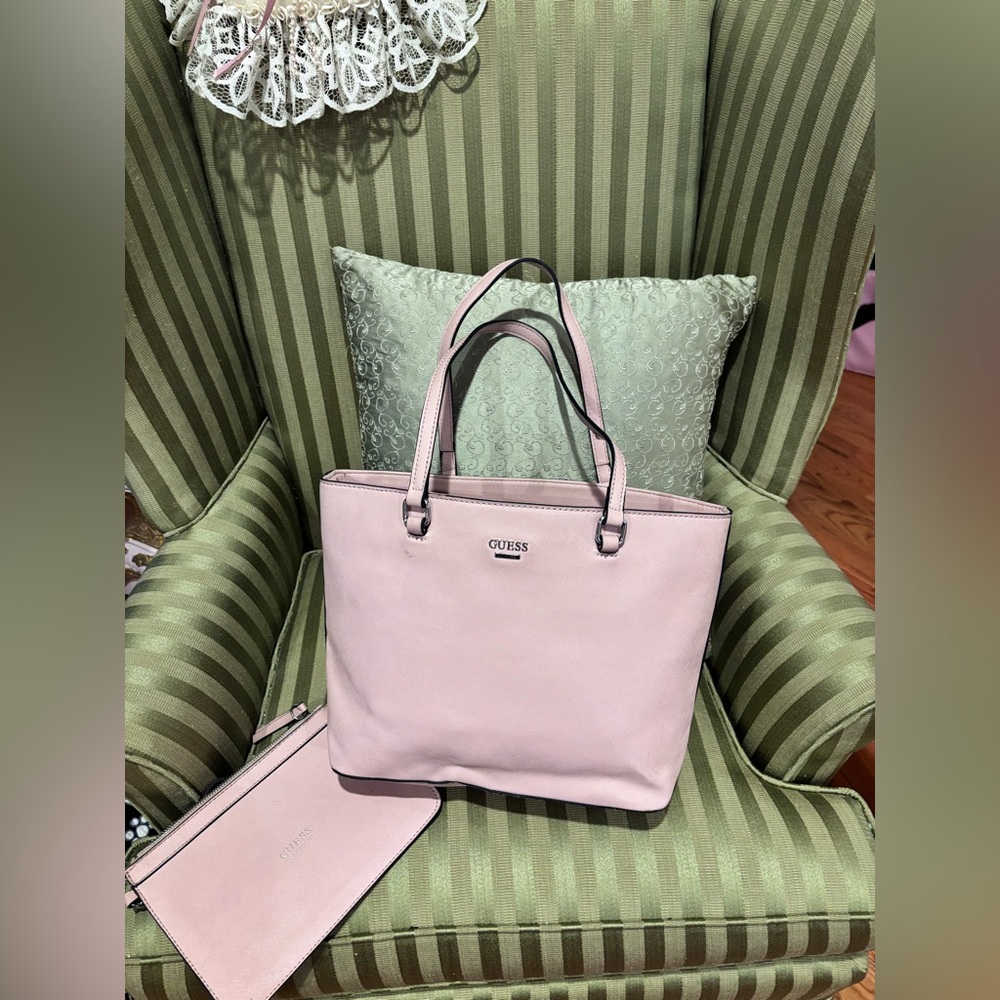 GUESS‎ Y2K Light Pink Tote Bag